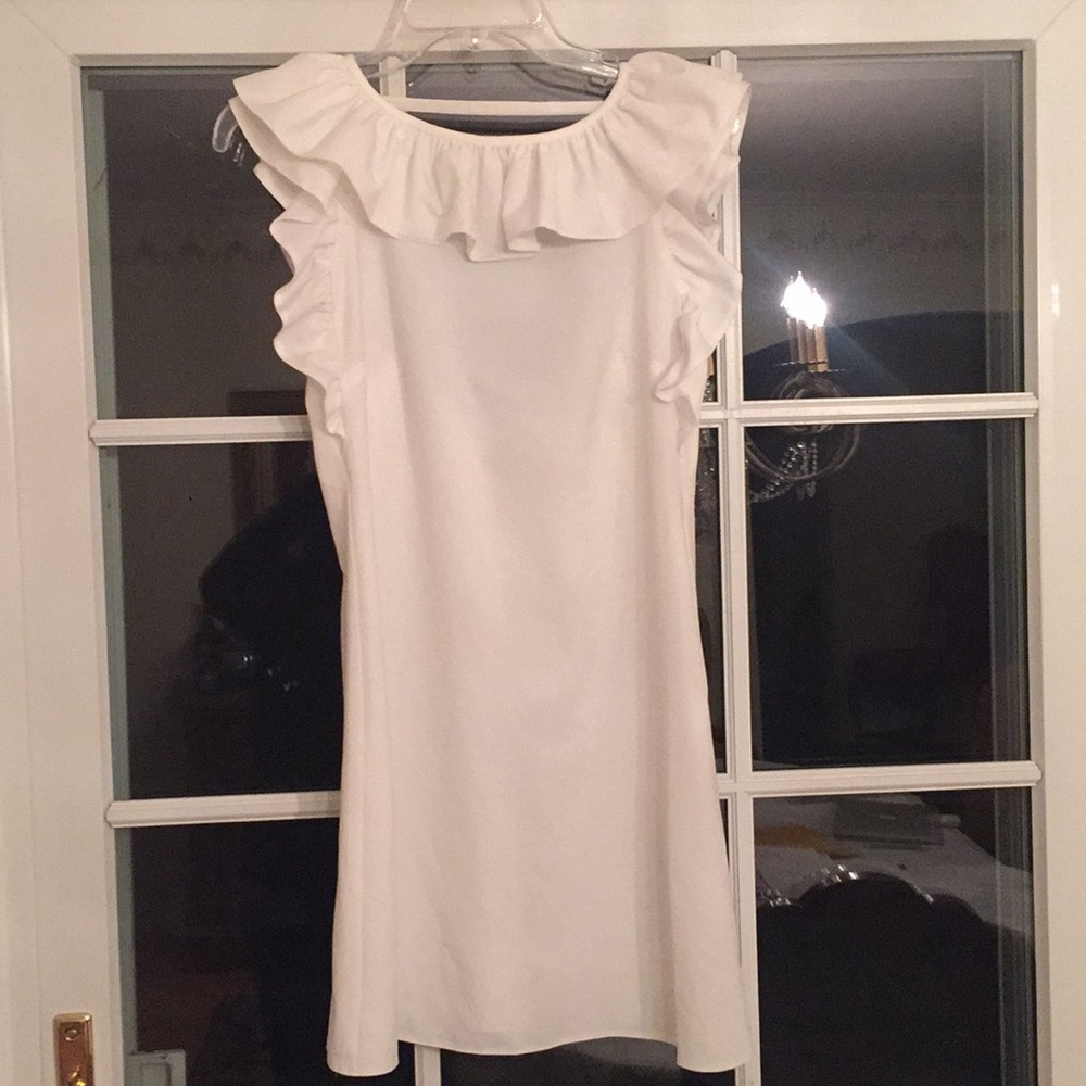 New With Tags ASOS Petite White Cotton Dress